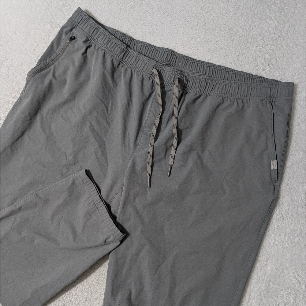 NEW! LL Bean Multisport Pants Mens 2XL Gray Hiking Elastic‎ Waist STRETCHY 42x30